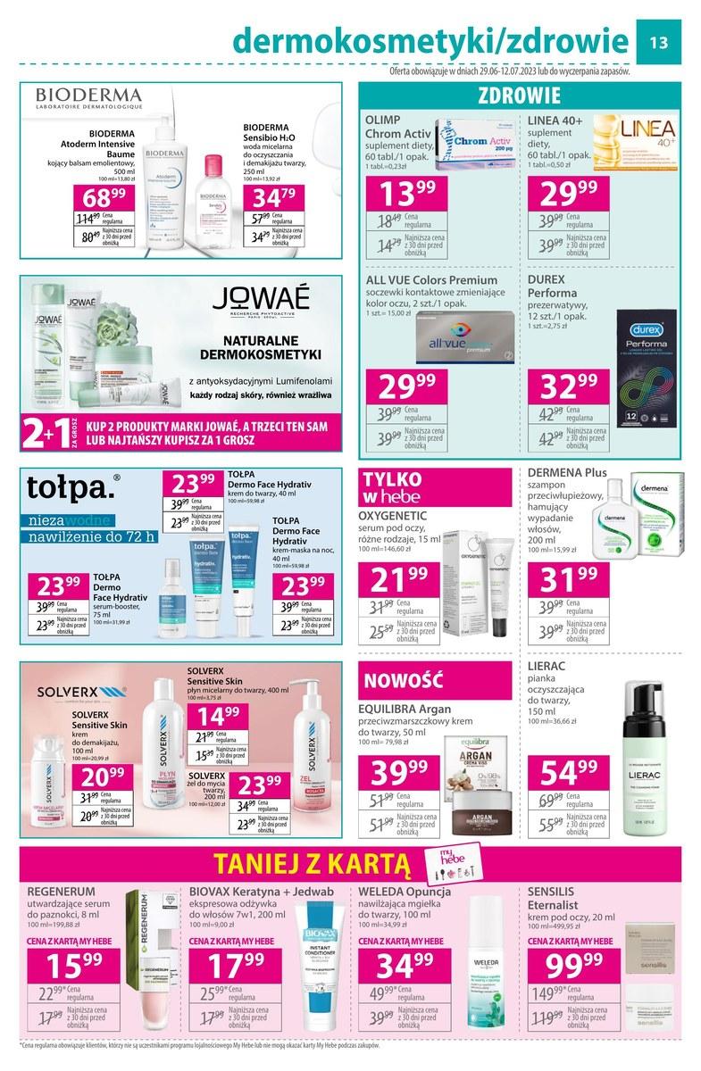 Gazetka promocyjna Hebe str. 13