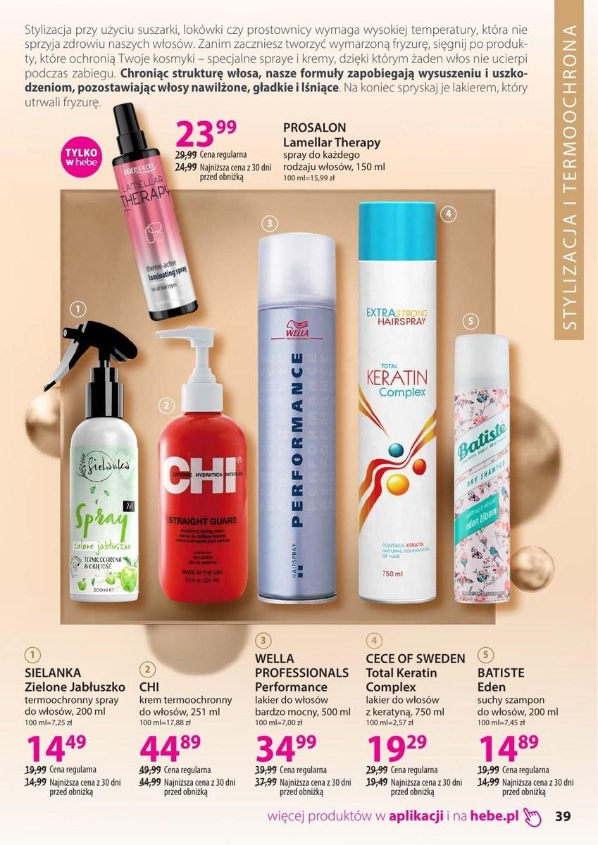 Gazetka promocyjna Hebe str. 39