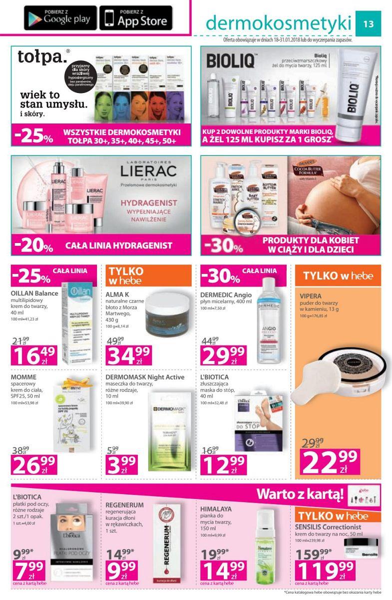 Gazetka promocyjna Hebe str. 13