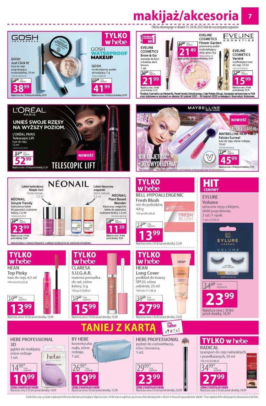 Gazetka promocyjna Hebe str. 7
