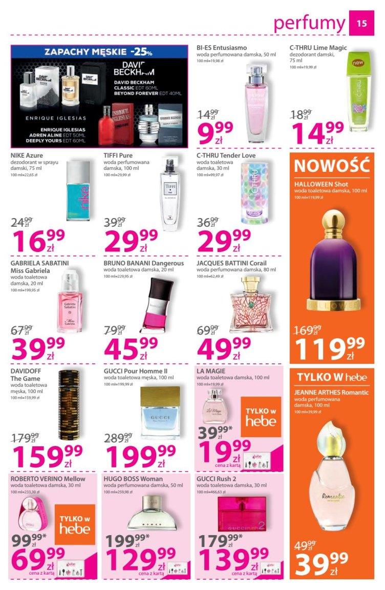 Gazetka promocyjna Hebe str. 15