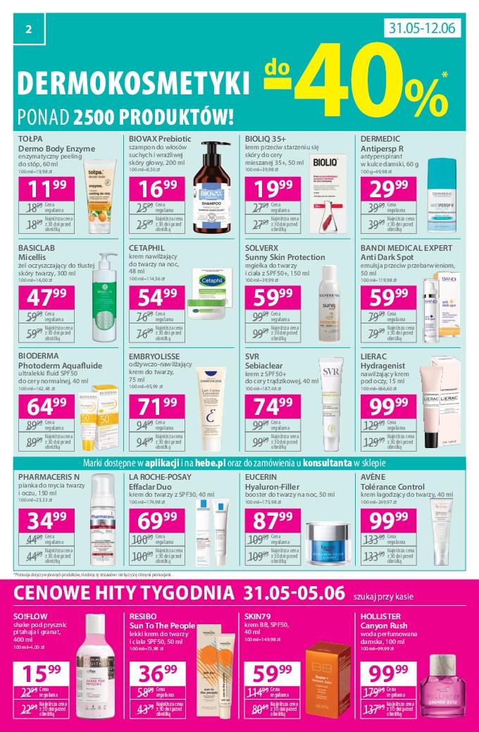 Gazetka promocyjna Hebe str. 2