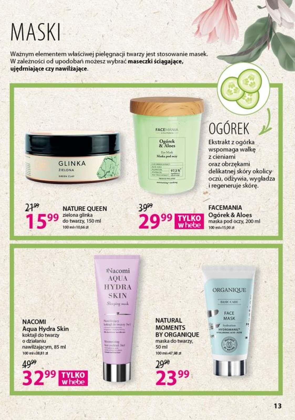 Gazetka promocyjna Hebe str. 13