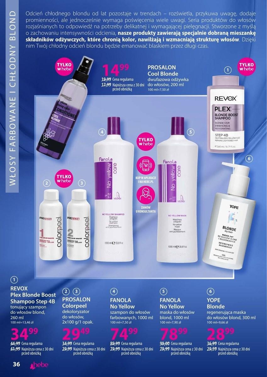 Gazetka promocyjna Hebe str. 36