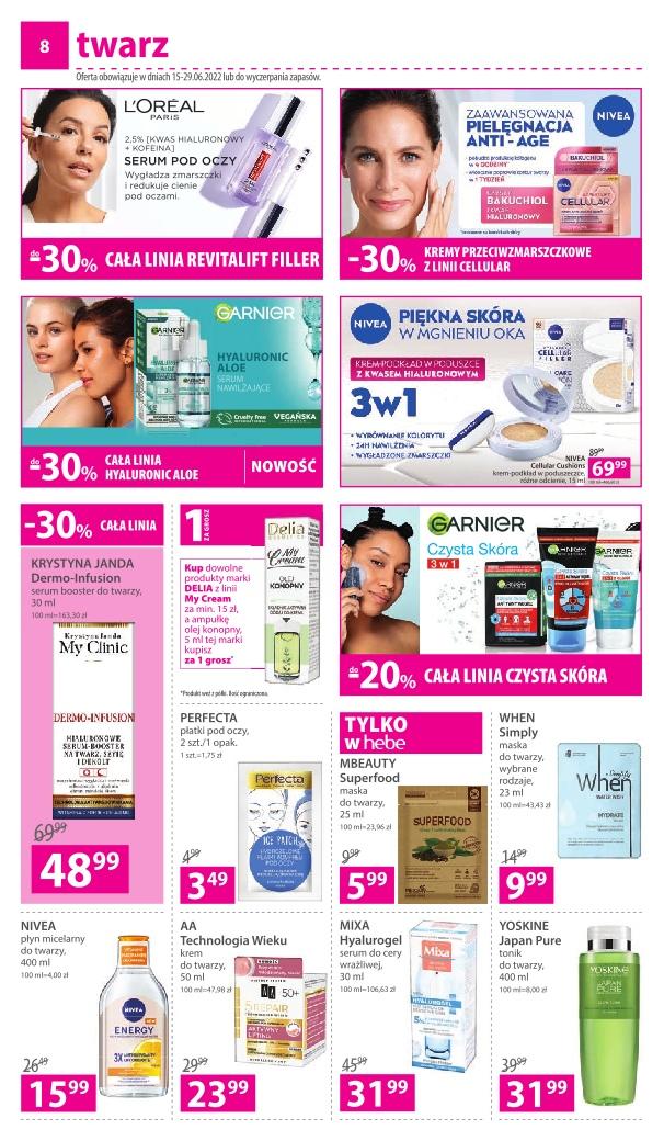 Gazetka promocyjna Hebe str. 8