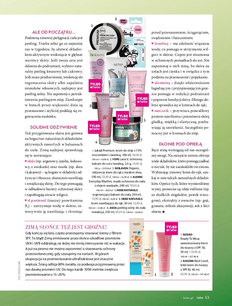 Gazetka promocyjna Hebe str. 45