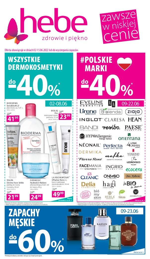 Gazetka promocyjna Hebe str. 1