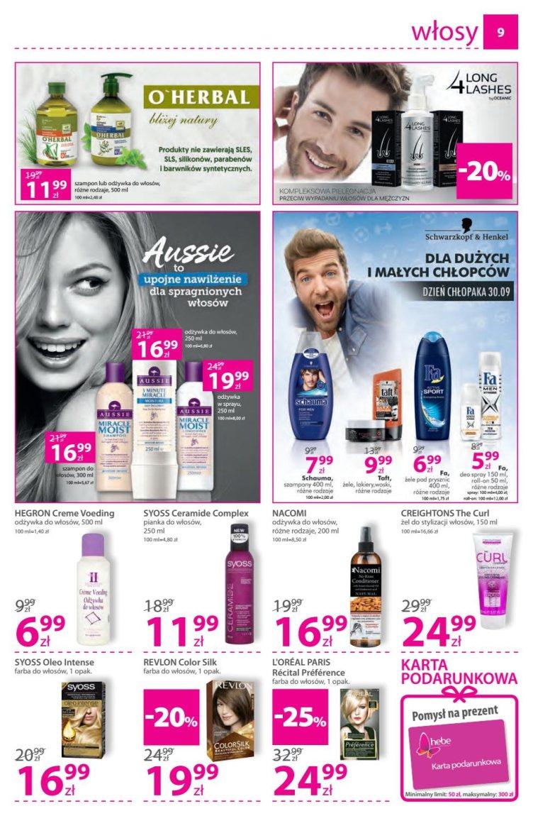 Gazetka promocyjna Hebe str. 9