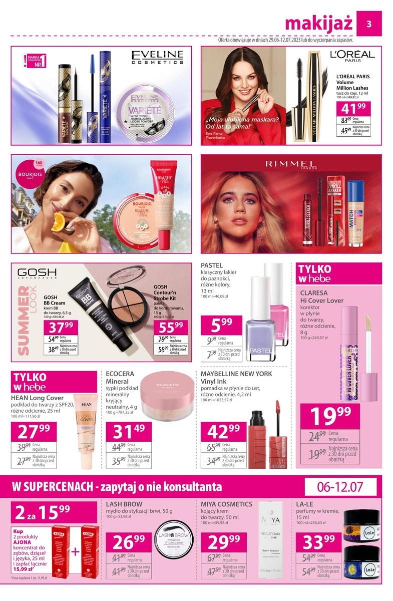 Gazetka promocyjna Hebe str. 3