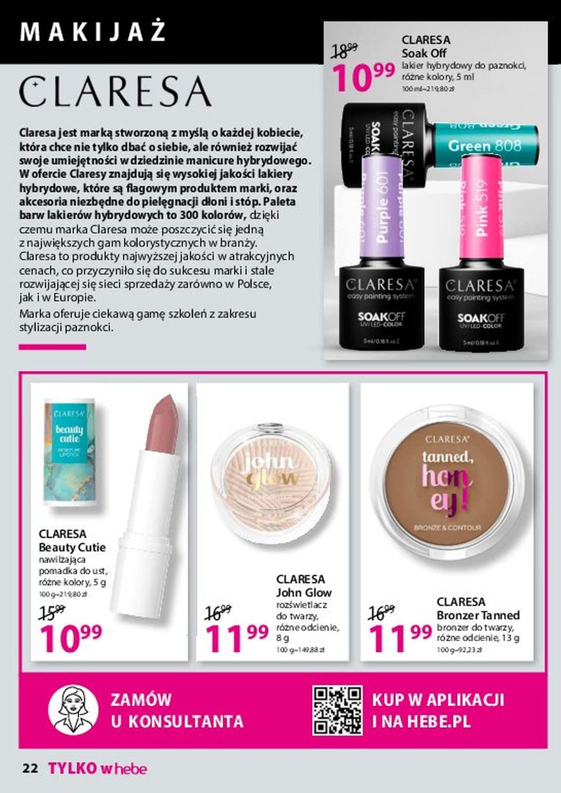 Gazetka promocyjna Hebe str. 22