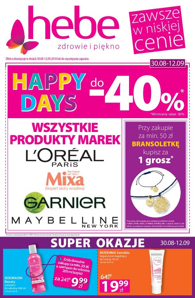 Gazetka promocyjna Hebe str. 1
