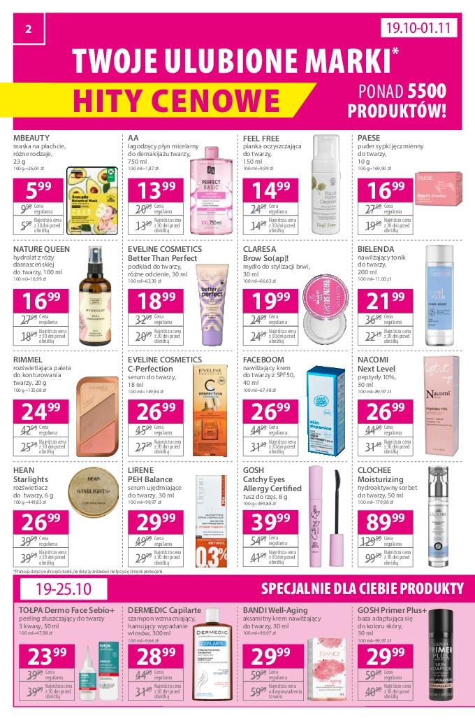 Gazetka promocyjna Hebe str. 2