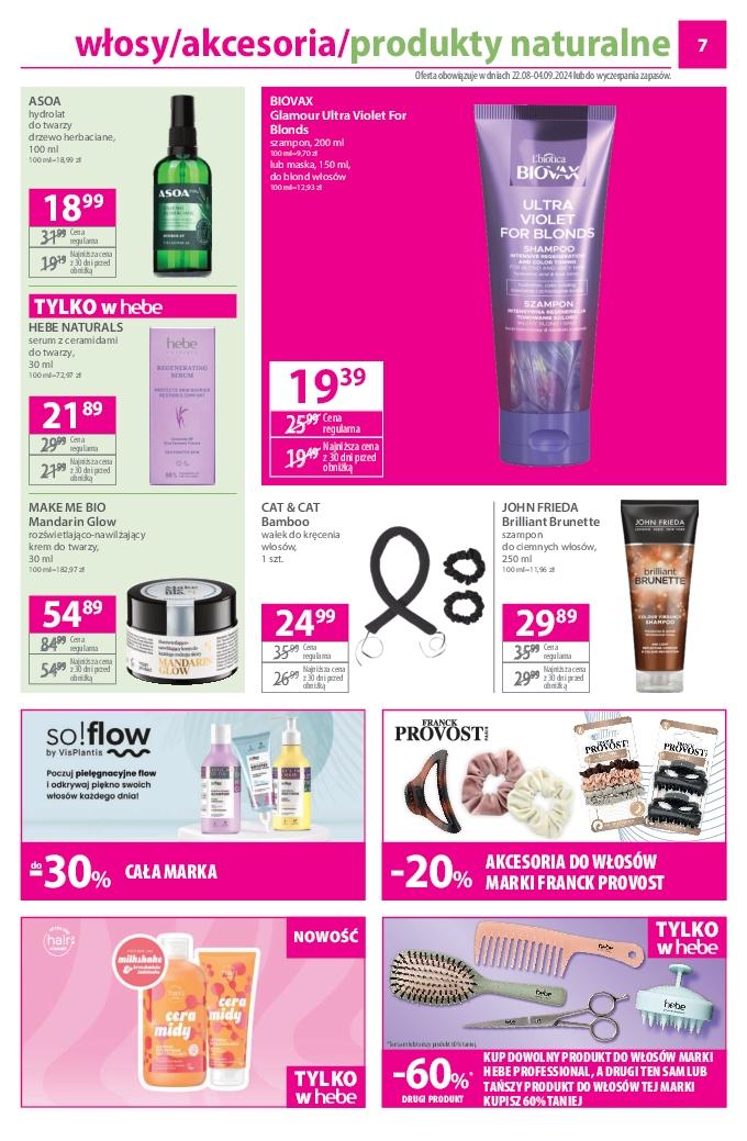 Gazetka promocyjna Hebe str. 7