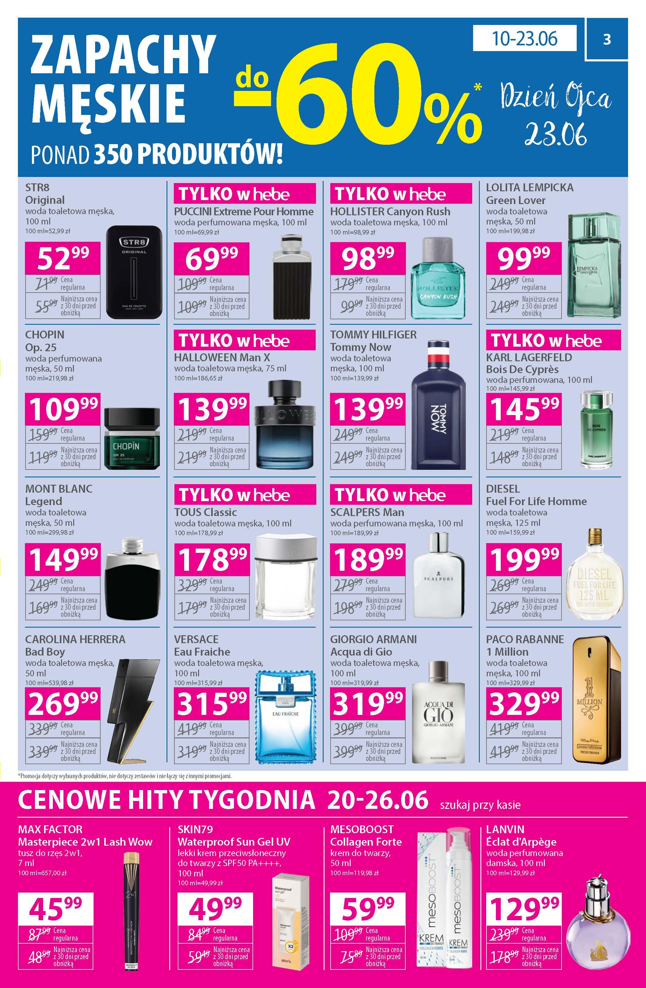 Gazetka promocyjna Hebe str. 3