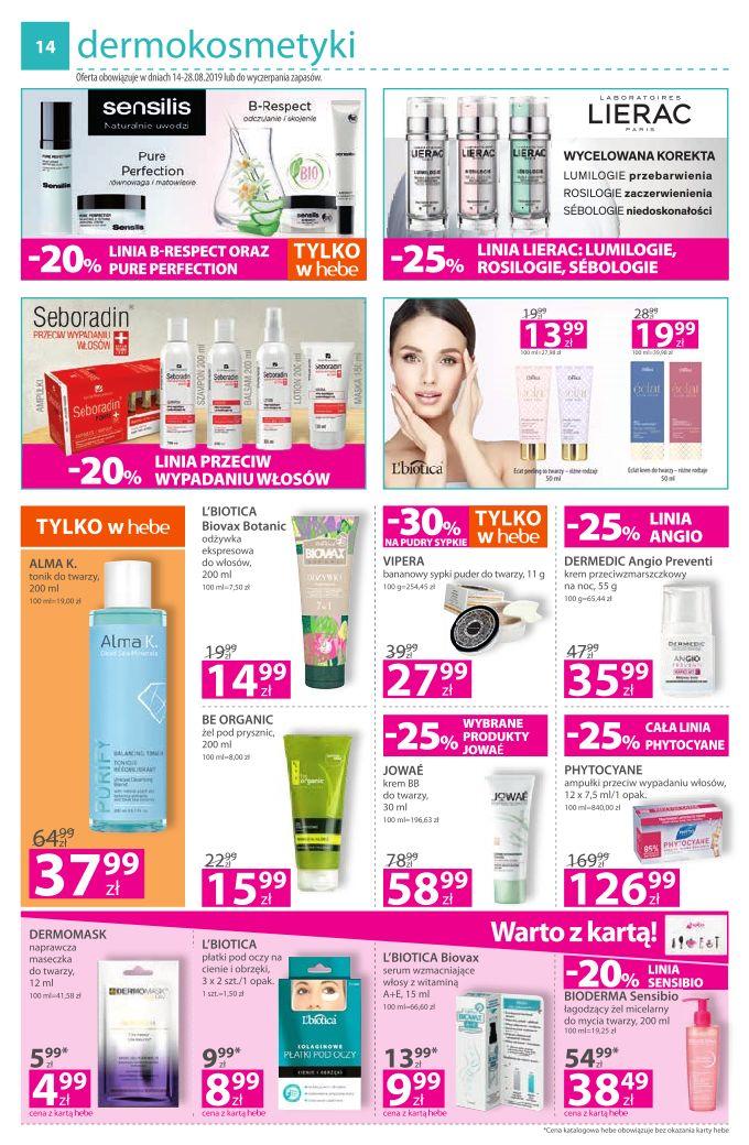 Gazetka promocyjna Hebe str. 14