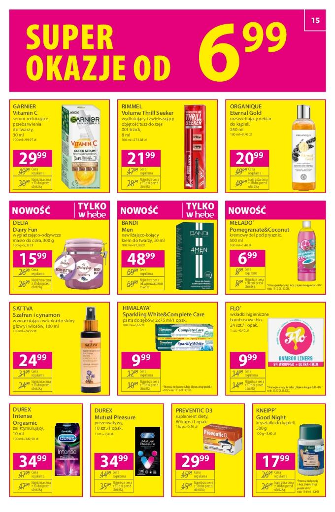 Gazetka promocyjna Hebe str. 15