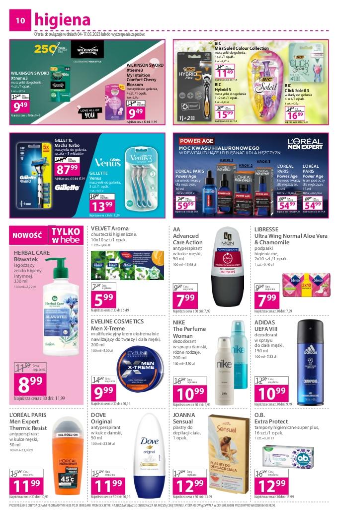 Gazetka promocyjna Hebe str. 10