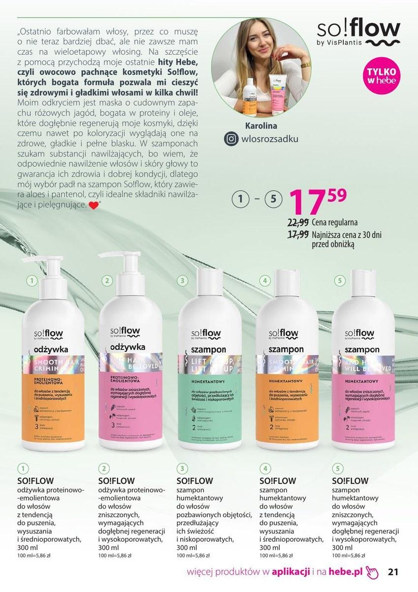 Gazetka promocyjna Hebe str. 21