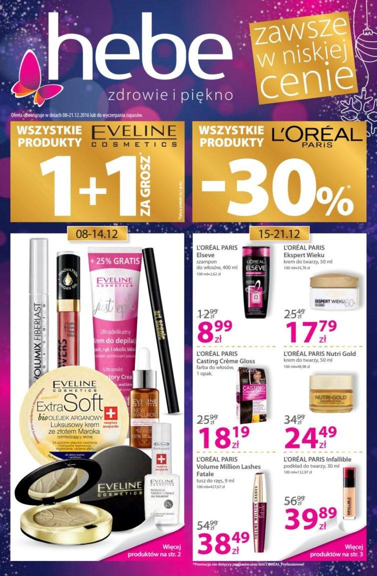 Gazetka promocyjna Hebe str. 1