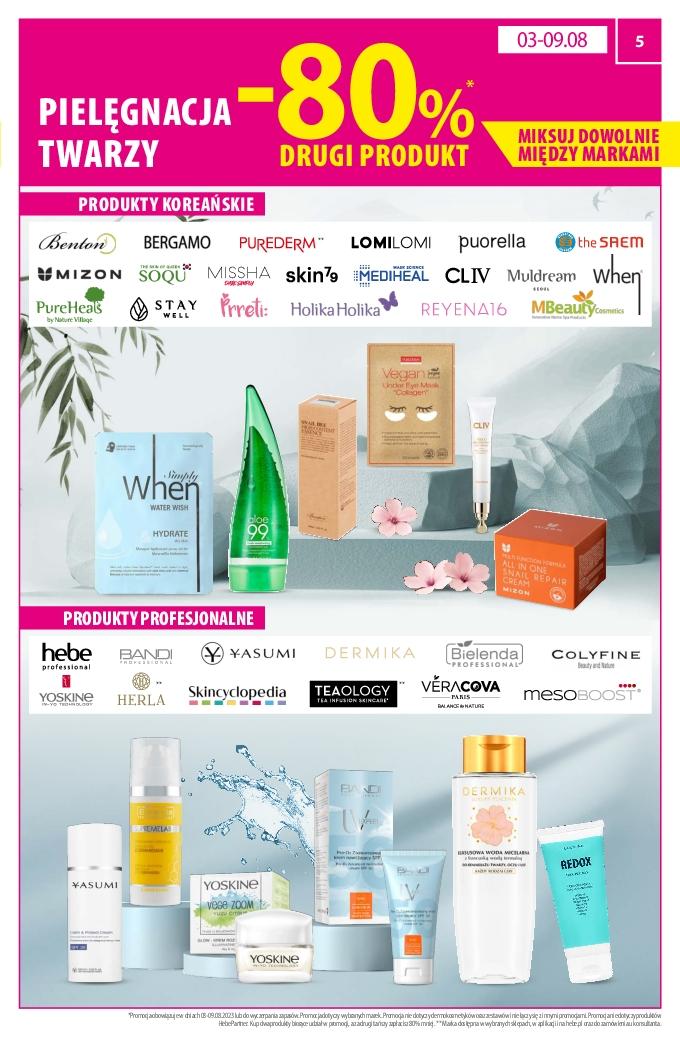 Gazetka promocyjna Hebe str. 5