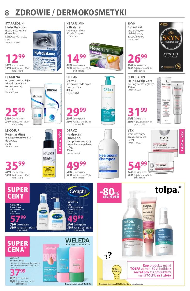 Gazetka promocyjna Hebe str. 8