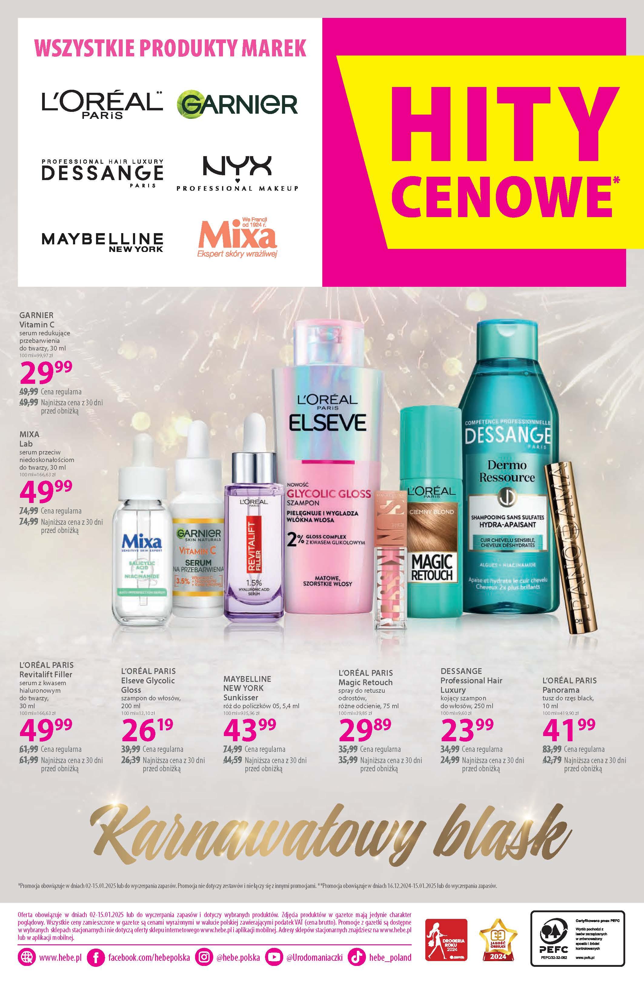 Gazetka promocyjna Hebe str. 17