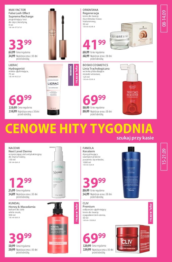 Gazetka promocyjna Hebe str. 9