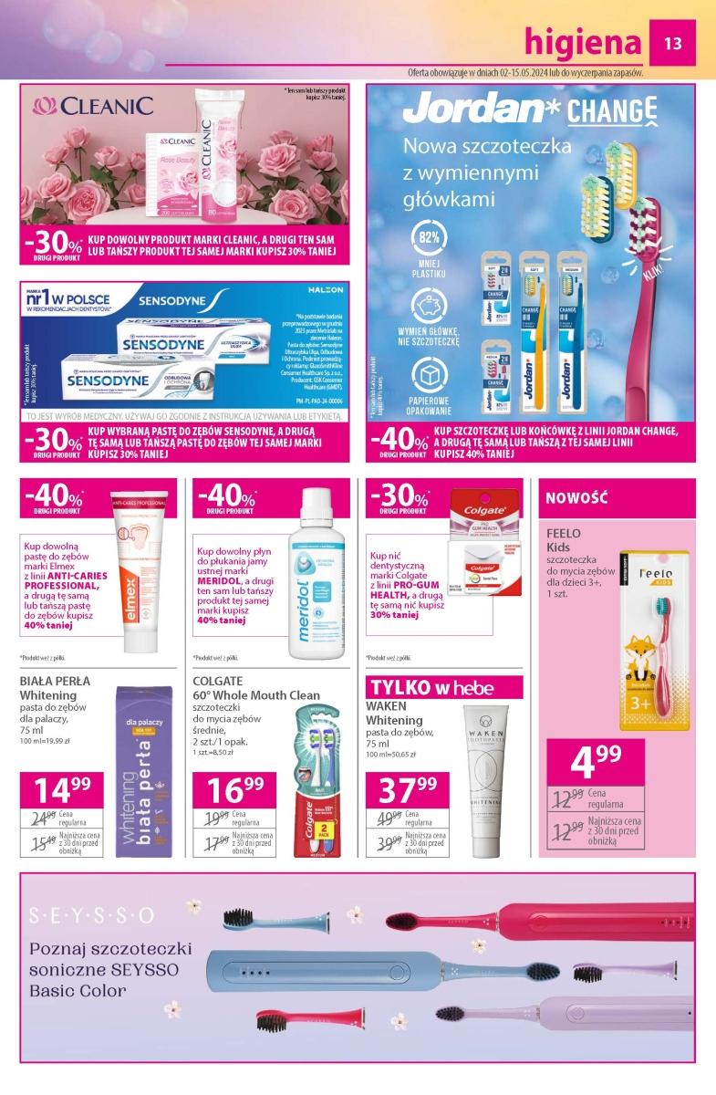 Gazetka promocyjna Hebe str. 13