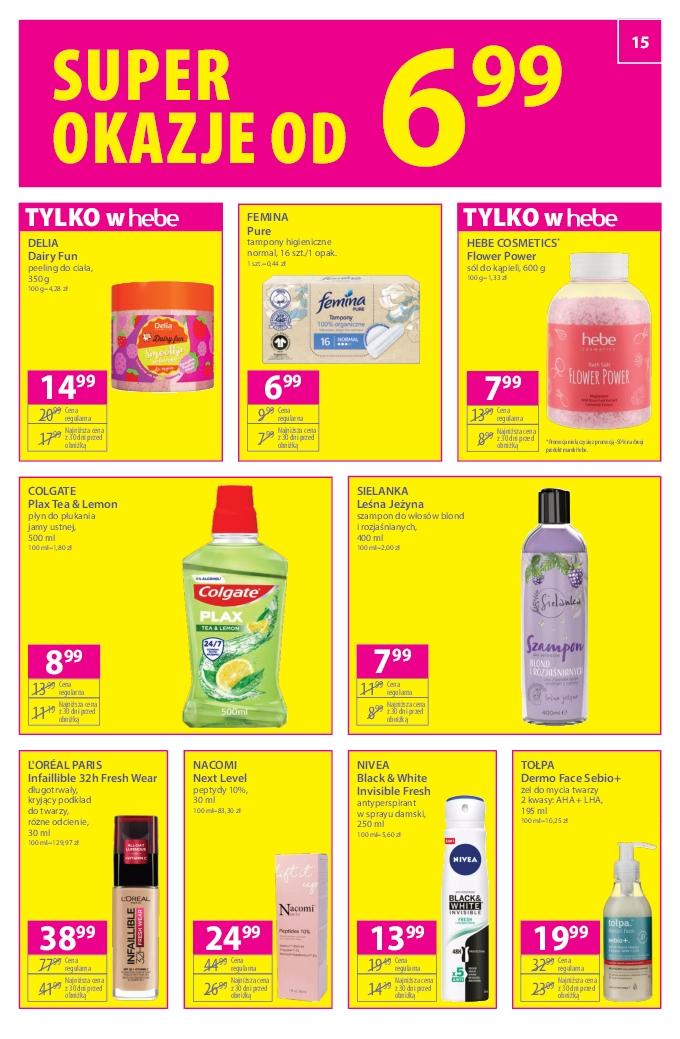 Gazetka promocyjna Hebe str. 15
