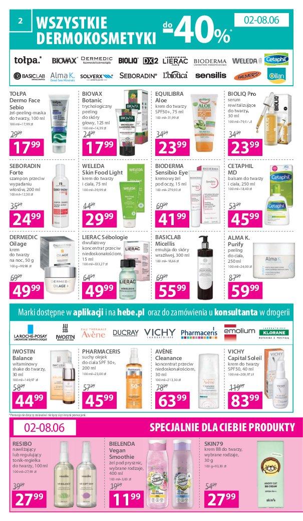 Gazetka promocyjna Hebe str. 2