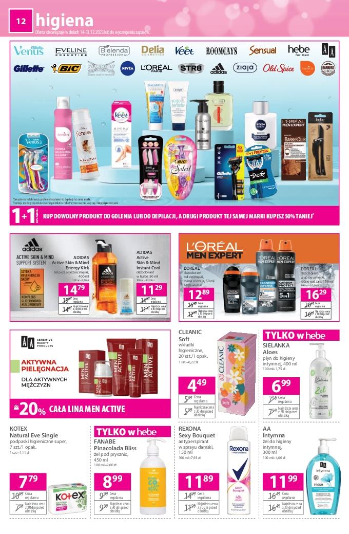 Gazetka promocyjna Hebe str. 12