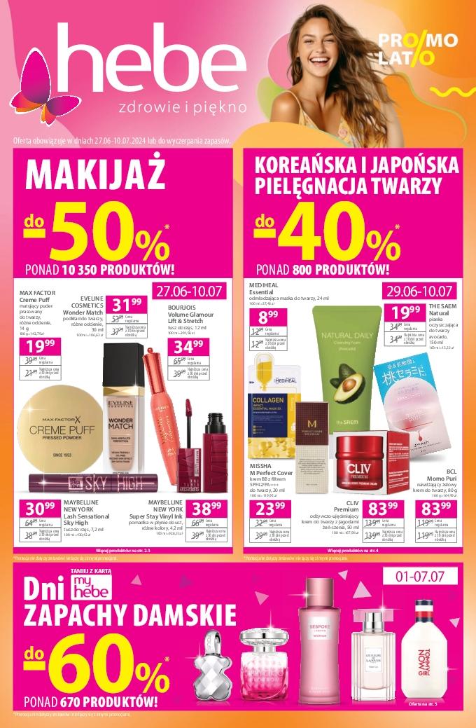 Gazetka promocyjna Hebe str. 1