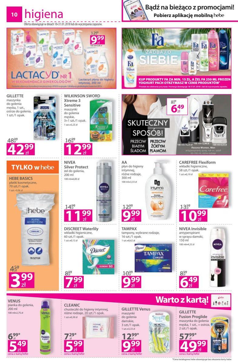 Gazetka promocyjna Hebe str. 10