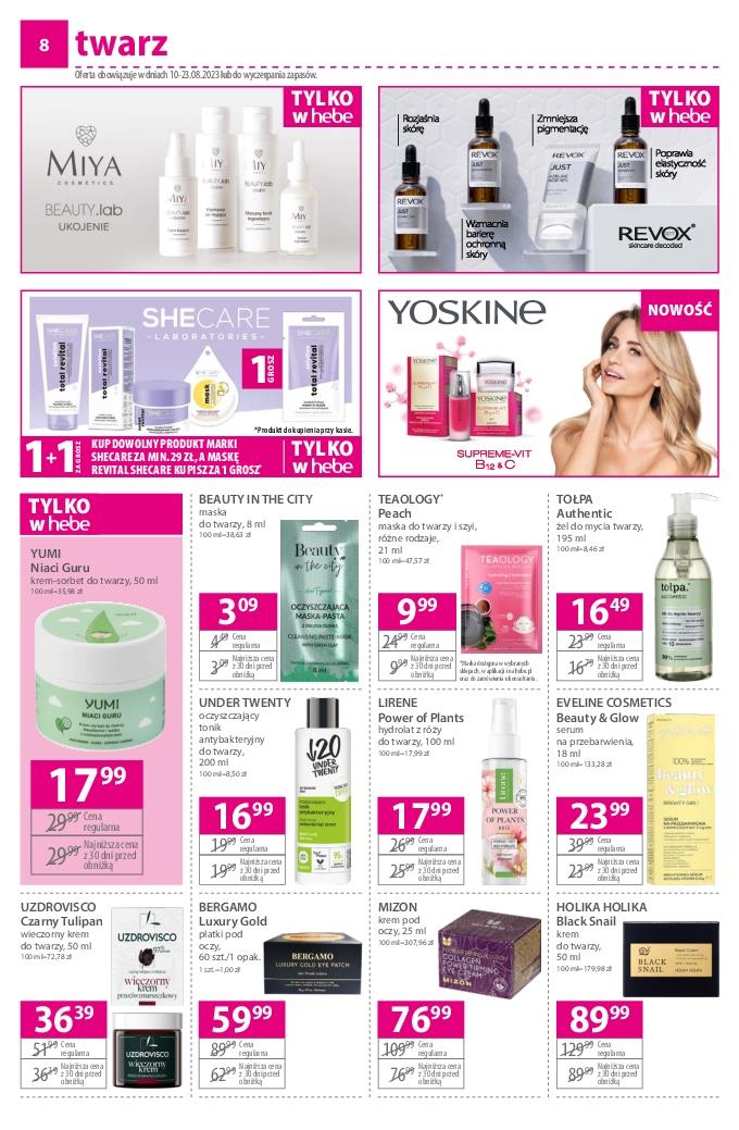 Gazetka promocyjna Hebe str. 8