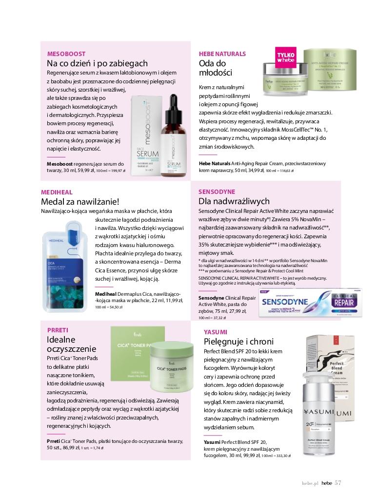Gazetka promocyjna Hebe str. 57