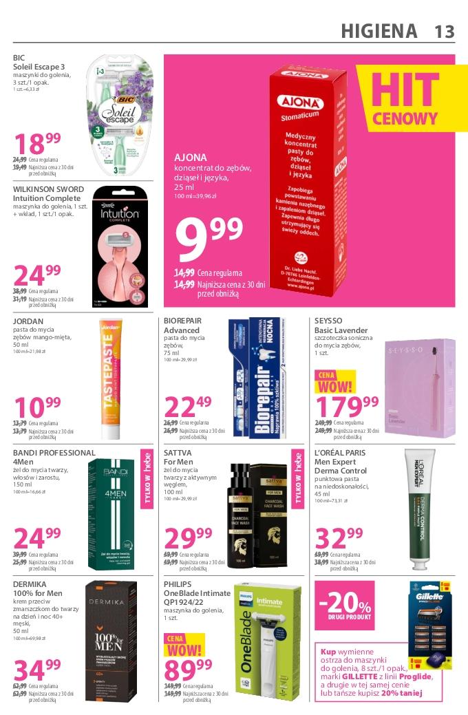 Gazetka promocyjna Hebe str. 13