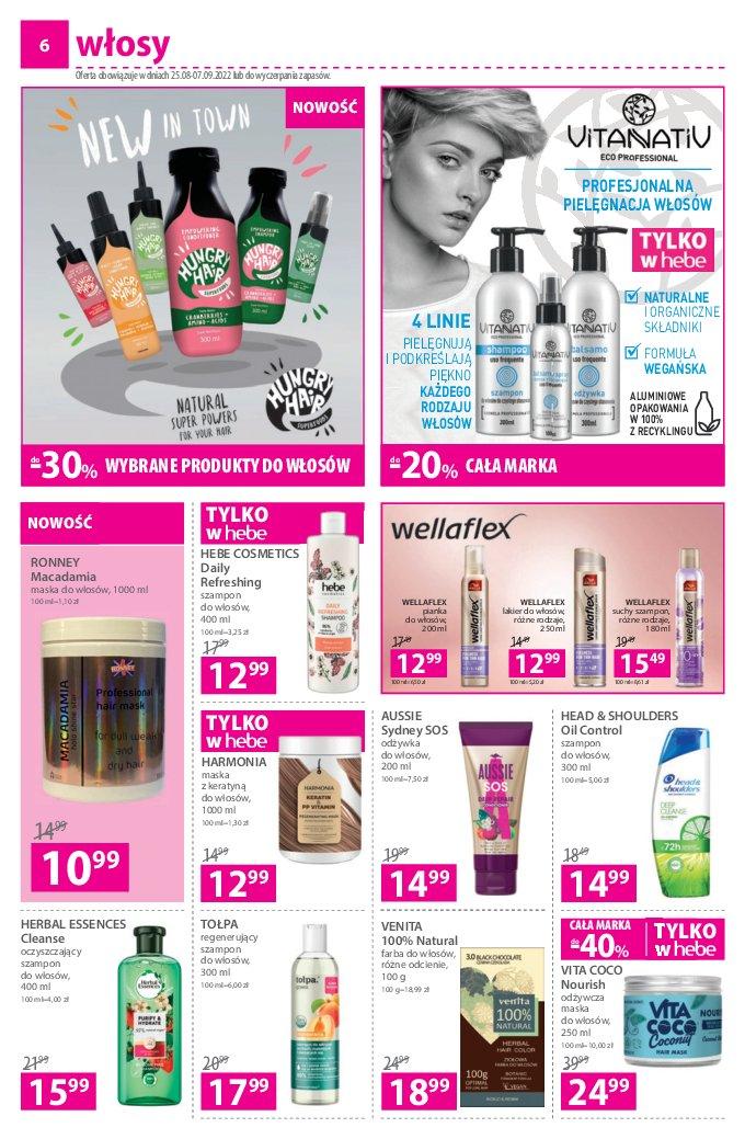 Gazetka promocyjna Hebe str. 6