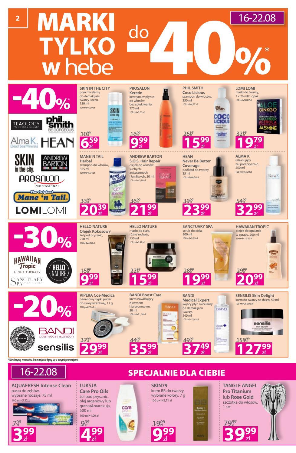 Gazetka promocyjna Hebe str. 2