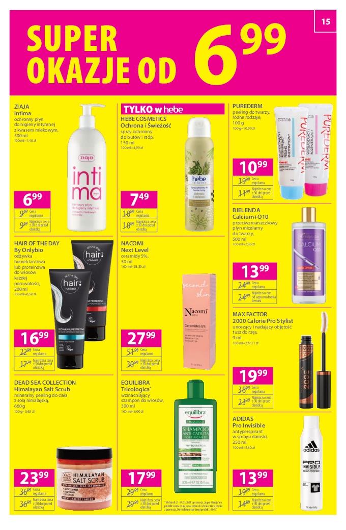 Gazetka promocyjna Hebe str. 15