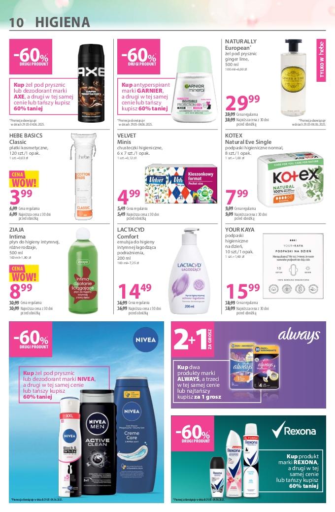 Gazetka promocyjna Hebe str. 10