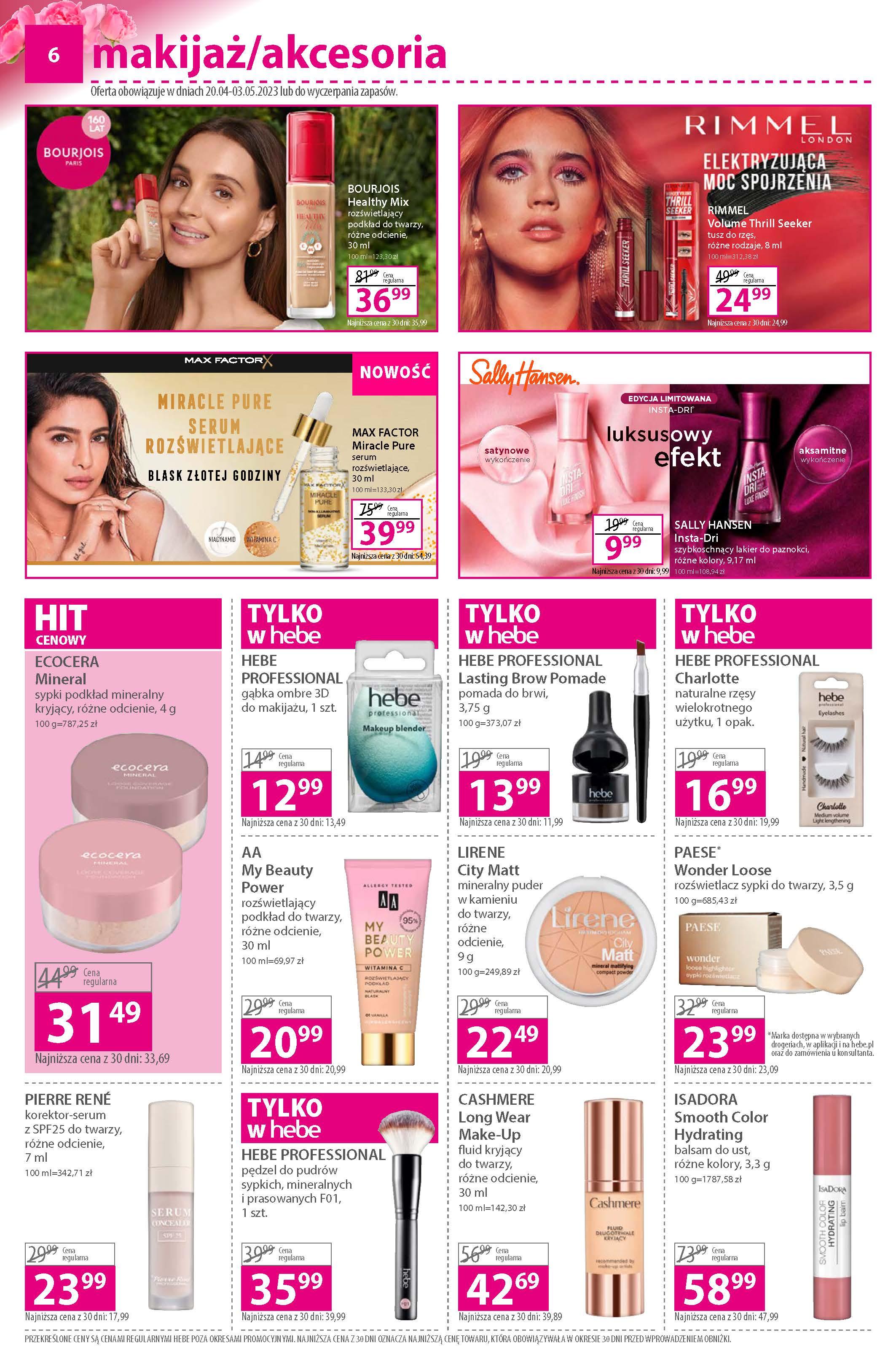 Gazetka promocyjna Hebe str. 6
