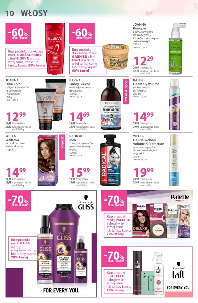 Gazetka promocyjna Hebe str. 10