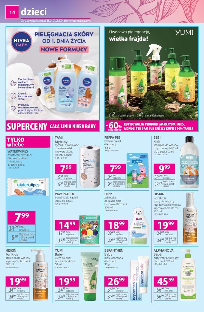 Gazetka promocyjna Hebe str. 14