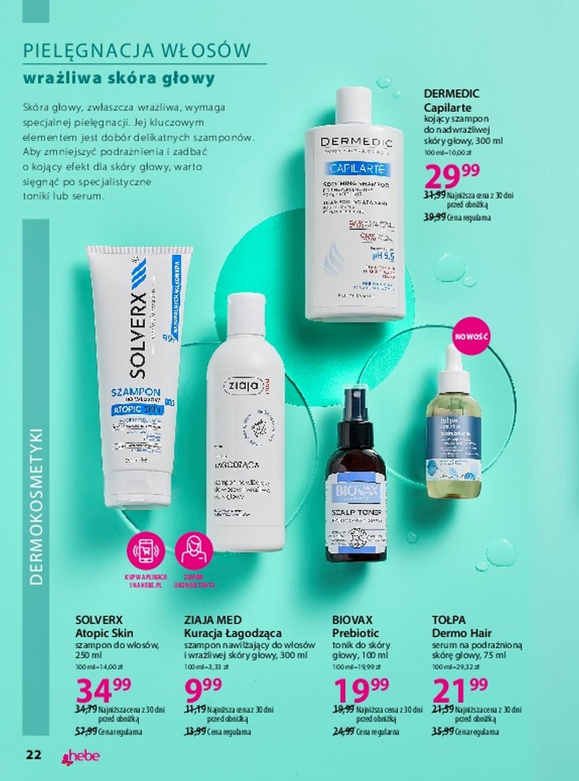 Gazetka promocyjna Hebe str. 22