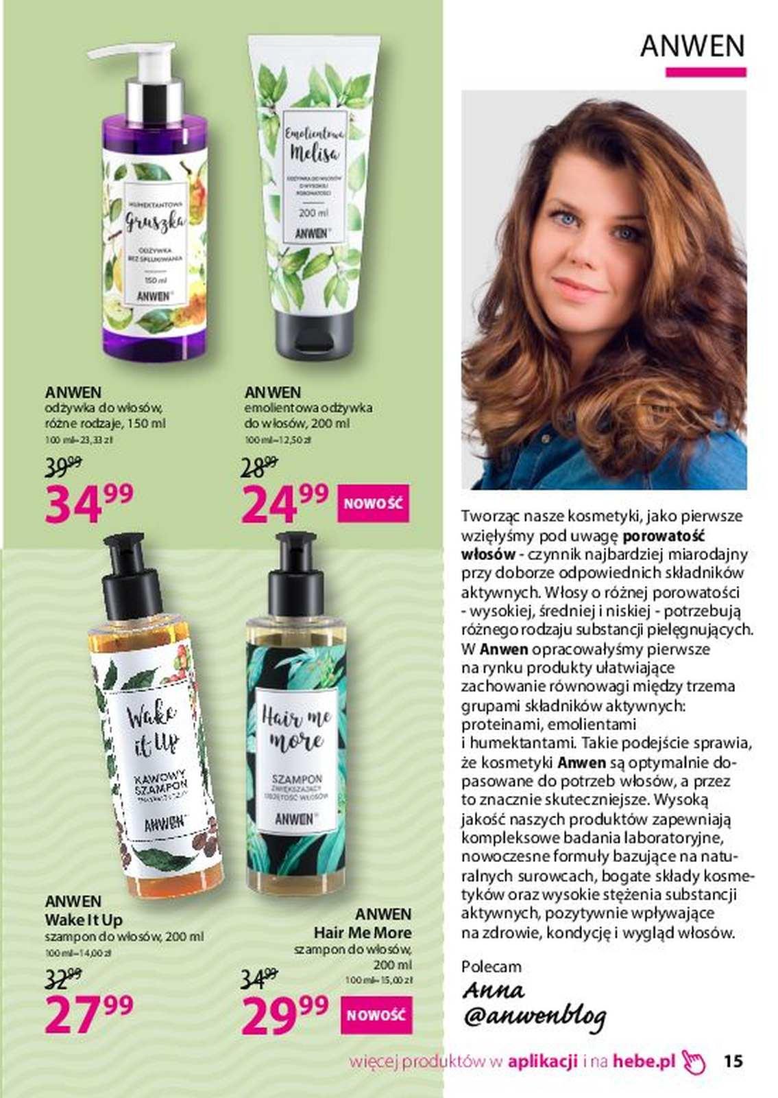 Gazetka promocyjna Hebe str. 15