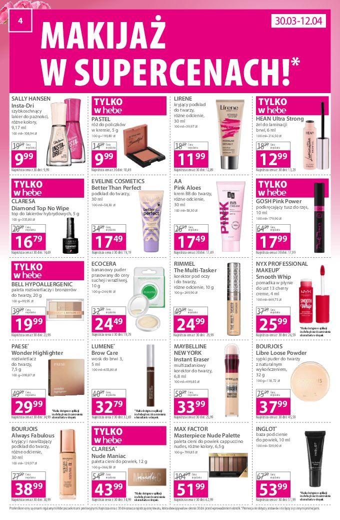 Gazetka promocyjna Hebe str. 4
