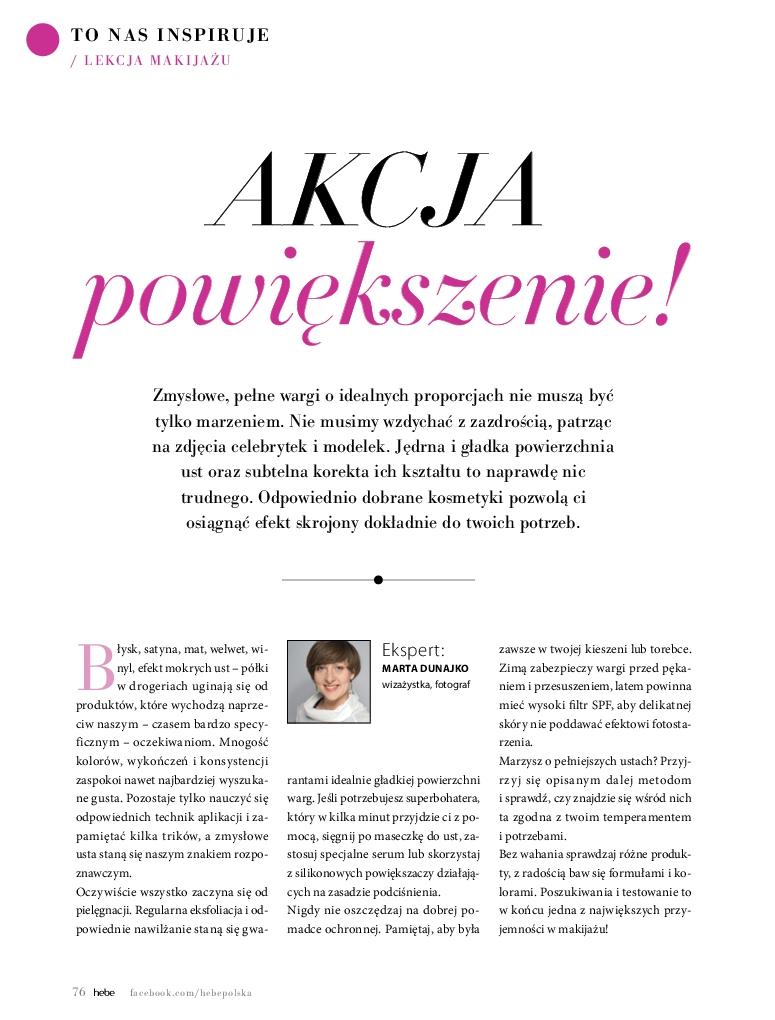 Gazetka promocyjna Hebe str. 76