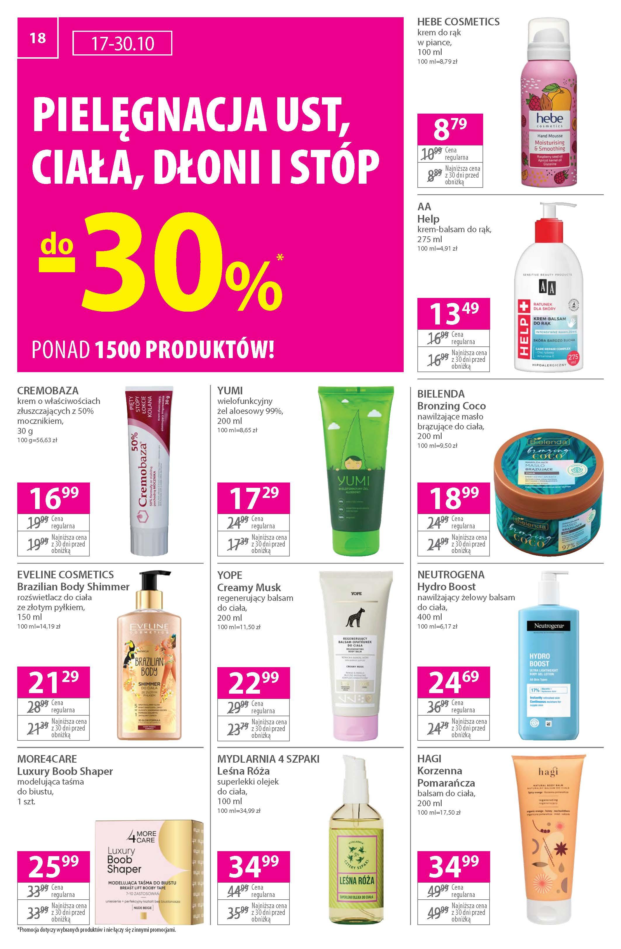 Gazetka promocyjna Hebe str. 18
