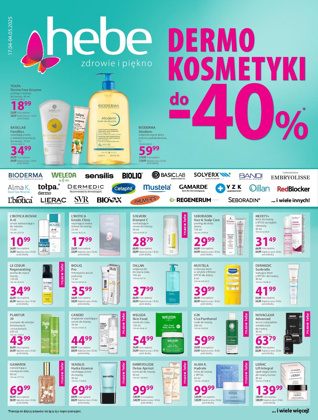 Gazetka promocyjna Hebe str. 1