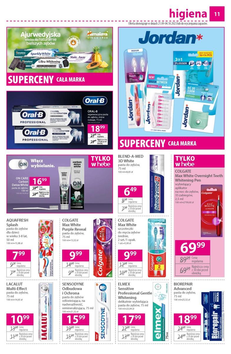 Gazetka promocyjna Hebe str. 11